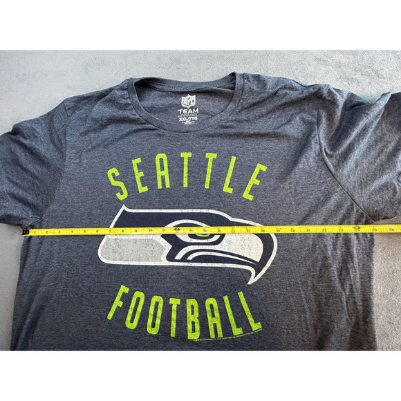 NFL Seattle Seahawks T-Shirt Adult XXL Large Graphic Blue Team Logo - Picture 4 of 6